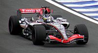 Pedro de la Rosa'nın 2006 Brezilya Grand Prix'de kullandığı McLaren MP4-21