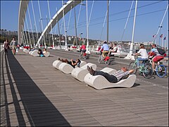 Bronzette sur le pont.