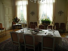 Salle à manger de l'hôtel de Cornulier.