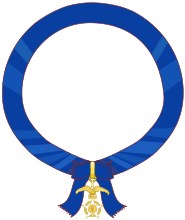 Riband of the Grand Cross Grade of the Chilean Order of Merit.svg