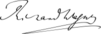 Richard Wagner Signature.svg