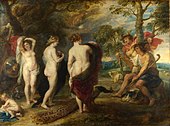 The Judgement of Paris by Rubens, c. 1636
