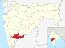 Locatie van Sangli