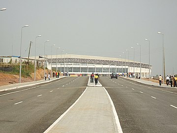 Vista exterior de l'estadi.