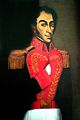 Simón Bolívar in 1827 overleden op 17 december 1830