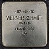 Stolperstein Praechterstr. 21 Werner Schmitt