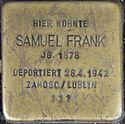 Stolperstein Siegen Frank Samuel