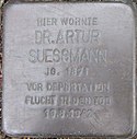 Stolperstein Siegen Suessmann Dr Artur