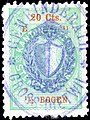 1891, 20c - 11-91. Used in Grossdietwil