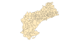 Provincia di Tarragona – Mappa