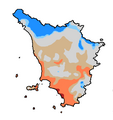 Classificazione climatica della Toscana secondo Thornthwaite