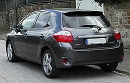 Toyota Auris Facelift rear 20100926.jpg