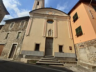 Uatòiu da Madònna de Vigne (U Burgu, Ransu), vista de l'esternu daa stradda