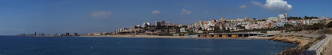 Tarragona desde el Fortín de la Reina.