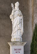 Statue de Saint Théodard.