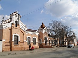 Стара будівля вокзалу (краєвид з вул. Костянтина Великого)