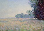 “Oat Field” 1890, Claude Monet, Samuel P. Harn Museum of Art, Gift of Michael A. Singer, inv. 1999.6 (W1260)