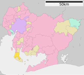 美浜町 (愛知県)位置図