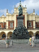 Monumentul lui Adam Mickiewicz din Cracovia