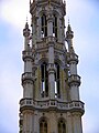 Brüssel, Turm am Grand Place, 05.02.2005