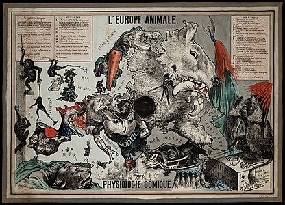 L'Europe animale (1882).