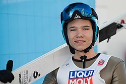 Hunor Farkas bei denNordischen Skiweltmeisterschaften 2019 in Seefeld