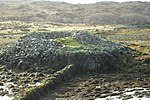 An Dun broch, vid Loch Ardbhair, Sutherland.