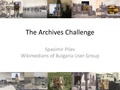 Archives Challenge presentation