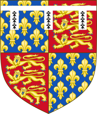 Description de l'image Arms of John of Gaunt, 1st Duke of Lancaster.svg.