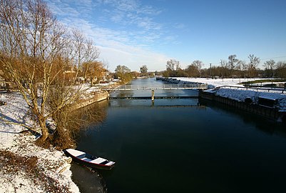 L'Authion à Brain-sur-l'Authion.