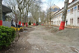 Avenue du Général-Dwight-Eisenhower pendant les travaux