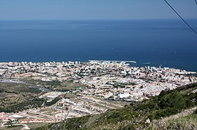 Pogled na grad i Mediteran sa žičare