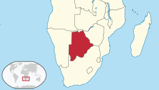 Botswana in its region.svg