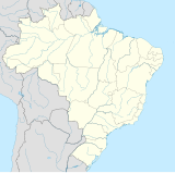 מיקום מפלי איגואסו במפת ברזיל