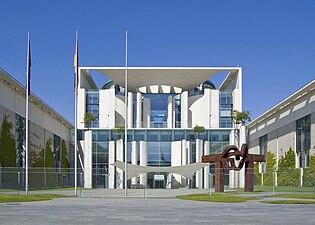 Bundeskanzleramt i Berlin som invigdes 2001.