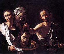 Caravaggio: Salome med Johannes Døberens hoved (c.1607)