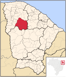 Santa Quitéria – Mappa