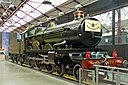 ☎∈ Cheltenham Flyer locomotive at the Museum of the Great Western Railway in Swindon.