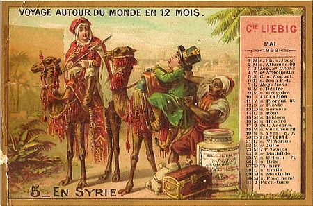 Voyage autour du monde en douze mois. En Syrie, mai 1888.