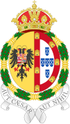 Escudo de la reina Isabel de Portugal (1526 - 1539)
