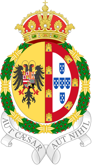 Escudo de Isabel de Portugal y d'Aragón