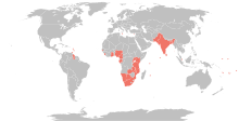 A map of the Commonwealth republics Commonwealth republics.svg