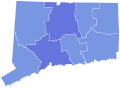 Results for the 1974 Connecticut Attorney General election by county.