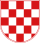 Croatia, Historic Coat of Arms, first red square.svg