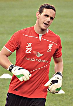Ward a Liverpool FC színeiben 2014-ben