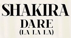 Logo del disco Dare (La La La)