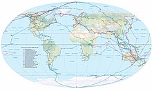 Smith's map of adventures as a pilot, 1964-2013 (Will Pringle) Dick's Adventures Map 2018.jpg