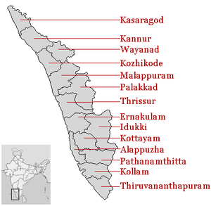 List of districts in Kerala - Wikipedia, the free encyclopedia