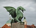 Drago scolpito, Dragon Bridge (Lubiana)