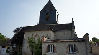 L'église Saint-Hippolyte de de Louvois.